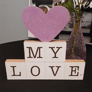 Purple Heart My Love Decor